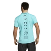 Herren T-Shirt adidas  Paris Freelift Polo Aqua