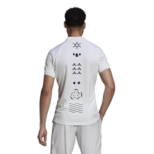 Herren T-Shirt adidas  Paris Freelift Polo White M