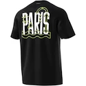 Herren T-Shirt adidas  Paris Tennis Graphic Black