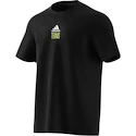 Herren T-Shirt adidas  Paris Tennis Graphic Black