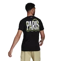 Herren T-Shirt adidas  Paris Tennis Graphic Black