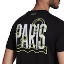 Herren T-Shirt adidas  Paris Tennis Graphic Black