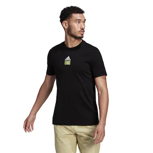 Herren T-Shirt adidas  Paris Tennis Graphic Black