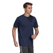 Herren T-Shirt adidas  Primeblue Designed 2 Move Sport 3-Stripes Tee Crew Navy