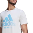 Herren T-Shirt adidas  Tennis Category Graphic T-Shirt White