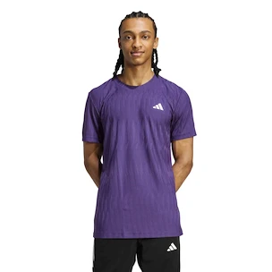 Herren T-Shirt adidas  Tennis Climacool+ AIRCHILL FreeLift T-Shirt Aurora Plum