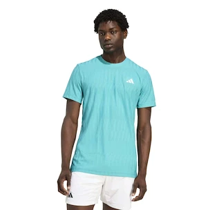 Herren T-Shirt adidas  Tennis Climacool+ AIRCHILL FreeLift T-Shirt Blue