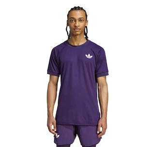 Herren T-Shirt adidas  Tennis Pro Climacool+ FreeLift T-Shirt Aurora Plum