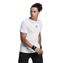 Herren T-Shirt adidas  Thiem Graphic Tee White