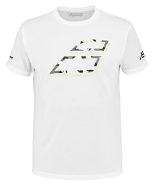 Herren T-Shirt Babolat Aero Cotton Tee White
