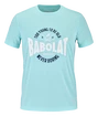 Herren T-Shirt Babolat  Exercise Graphic Tee Men Angel Blue XXL
