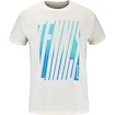 Herren T-Shirt Babolat  Exercise Message Tee Men Cannoli Cream