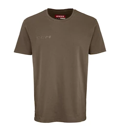 Herren T-Shirt CCM Core SS Tee Major Brown