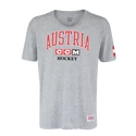 Herren T-Shirt CCM  FLAG TEE TEAM AUSTRIA Athletic Grey