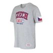 Herren T-Shirt CCM  FLAG TEE TEAM CZECH Athletic Grey