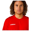 Herren T-Shirt CCM  Lightweight Training Red