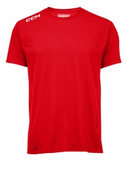 Herren T-Shirt CCM SS Essential Tee Red