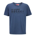 Herren T-Shirt CCM  STENCIL TEE Majolica Blue