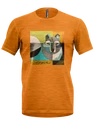 Herren T-Shirt Crazy Idea  Joker Wolf/Mustard