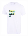 Herren T-Shirt Fila  T-Shirt Caleb White