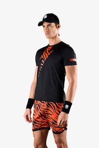 Herren T-Shirt Hydrogen  Tiger Tech Tee Black/Orange Tiger M