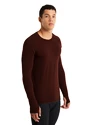 Herren T-Shirt Icebreaker  M 200 Zone Seamless LS Crewe ESPRESSO