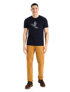 Herren T-Shirt Icebreaker  M Tech Lite II SS Tee Yet Midnight