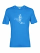 Herren T-Shirt Icebreaker  Tech Lite II SS Skiing Yeti  Lazurite