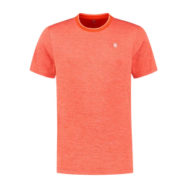 Herren T-Shirt K-Swiss Hypercourt Double Crew Spicy Orange