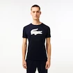 Herren T-Shirt Lacoste  Big Logo Core Performance T-Shirt Navy Blue/White L