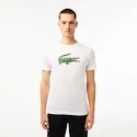 Herren T-Shirt Lacoste  Big Logo Core Performance T-Shirt White/Green