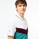 Herren T-Shirt Lacoste  Medvedev New York Day Polo White/Limeira