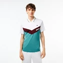 Herren T-Shirt Lacoste  Medvedev New York Day Polo White/Limeira