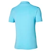 Herren T-Shirt Mizuno  Charge Shadow Polo Blue Glow