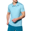 Herren T-Shirt Mizuno  Charge Shadow Polo Blue Glow