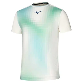 Herren T-Shirt Mizuno Frontier Shadow Graphic Tee M White