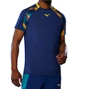 Herren T-Shirt Mizuno  Frontier Shadow Tee M Bellwether Blue  XXL