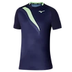 Herren T-Shirt Mizuno  Release Shadow Graphic Tee Evening Blue