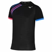 Herren T-Shirt Mizuno  Shadow Graphic Tee Black