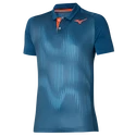 Herren T-Shirt Mizuno  Shadow Polo Blue Ashes