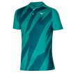 Herren T-Shirt Mizuno  Shadow Polo Turquoise