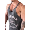 Herren T-Shirt Nebbia NEBBIA x OLYMPIA Washed Muscle Back Stringer GOLDEN AGE 791 black