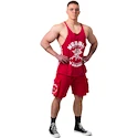 Herren T-Shirt Nebbia NEBBIA x OLYMPIA Washed Muscle Back Stringer GOLDEN AGE 791 red