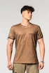 Herren T-Shirt Nebbia  Washed-off Cotton T-shirt MAX OUT 357 Light Brown