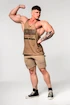 Herren T-Shirt Nebbia  Washed-off Oversized Stringer MAX OUT 359 Light Brown