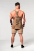Herren T-Shirt Nebbia  Washed-off Oversized Stringer MAX OUT 359 Light Brown