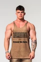 Herren T-Shirt Nebbia  Washed-off Oversized Stringer MAX OUT 359 Light Brown