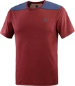 Herren T-Shirt Salomon  Outline SS Tee Cabernet