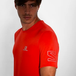 Herren T-Shirt Salomon  XA Trail Tee M Goji Berry