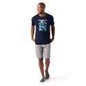 Herren T-Shirt Smartwool  Merino Sport 150 Go Far Feel Good Summit Navy